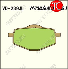 629 р. Тормозные колодки Vesrah VD 239JL	  пм-00005076  с доставкой в г. Вологда