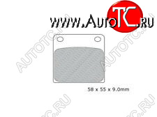 1 099 р. Тормозные колодки Parts Unlimited TSRP-639645 (DP203)  пм-00017406  с доставкой в г. Вологда