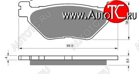2 779 р. Тормозные колодки Gold-Fren 165 S33  165 s33  с доставкой в г. Вологда