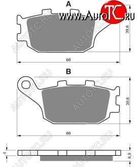 2 249 р. Тормозные колодки Gold-Fren 021 S3  021 s3  с доставкой в г. Вологда