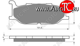 2 169 р. Тормозные колодки Gold-Fren 048 S3  048 s3  с доставкой в г. Вологда