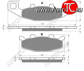 2 249 р. Тормозные колодки Gold-Fren 013 S3  013 s3  с доставкой в г. Вологда