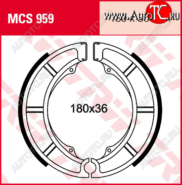 4 709 р. Тормозные колодки TRW MCS959  mcs959  с доставкой в г. Вологда