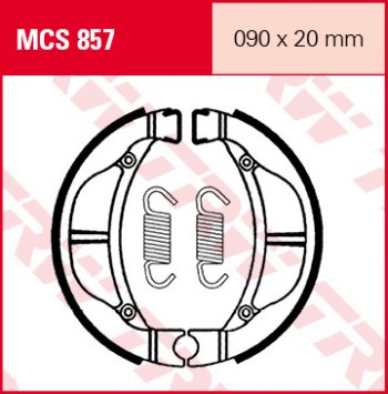 Тормозные колодки TRW MCS857  mcs857