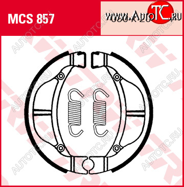 1 969 р. Тормозные колодки TRW MCS857  mcs857  с доставкой в г. Вологда