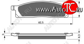 2 049 р. Тормозные колодки Gold-Fren 034 K5  034 k5  с доставкой в г. Вологда