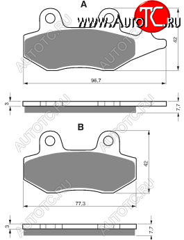2 169 р. Тормозные колодки Gold-Fren 009 K5  009 k5  с доставкой в г. Вологда