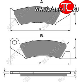 2 169 р. Тормозные колодки Gold-Fren 041 S3  041 s3  с доставкой в г. Вологда