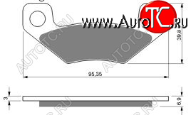 2 319 р. Тормозные колодки Gold-Fren 315 S3  315 s3  с доставкой в г. Вологда