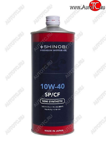 1 049 р. Масло моторное полусинтетическое SHINOBI SPCF 10W-40 1L SHINOBI SH0025  с доставкой в г. Вологда