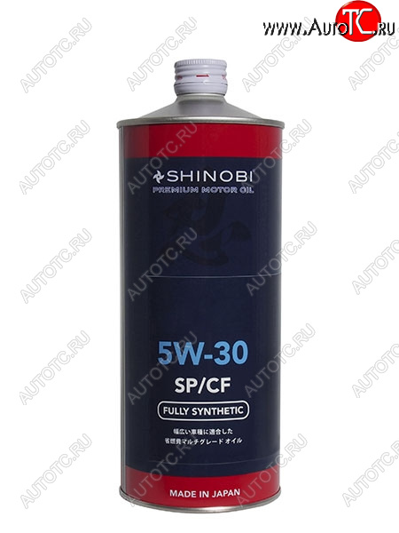 1 049 р. Масло моторное синтетическое SHINOBI SPGF-5CF 5W-30 1L SHINOBI SH0031  с доставкой в г. Вологда