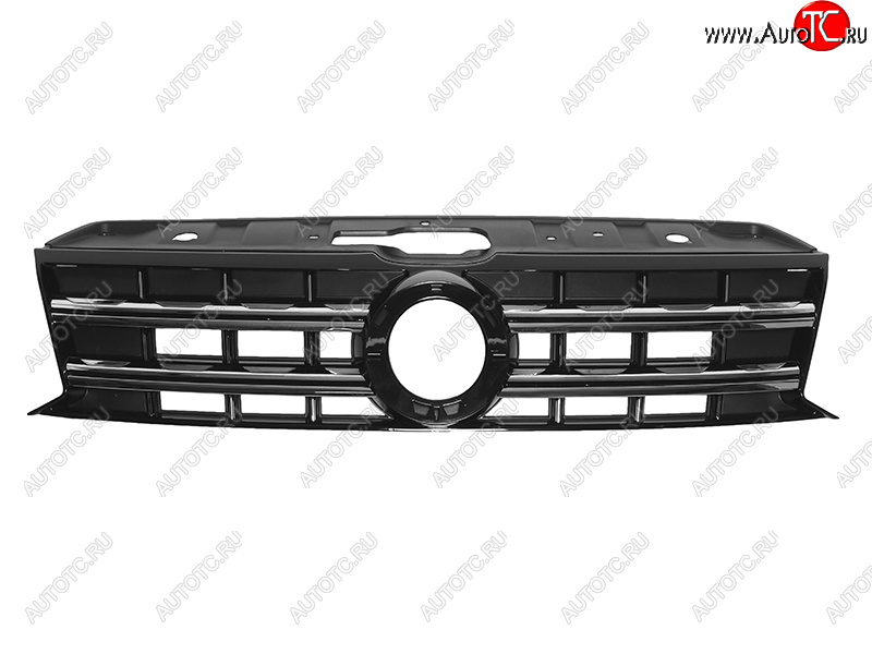 12 649 р. Решетка радиатора DE-GA  Volkswagen Amarok (2016-2022) рестайлинг (две полосы хром)  с доставкой в г. Вологда