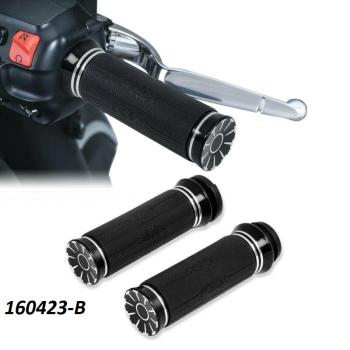 3 419 р. Грипсы на руль 25мм Harley-Davidson 2 КитайскиеЗапчасти пм-00025599  с доставкой в г. Вологда. Увеличить фотографию 2