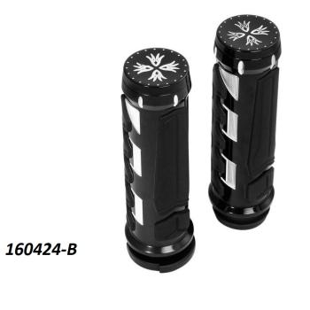 Грипсы на руль 25мм Harley-Davidson 2 КитайскиеЗапчасти пм-00025599