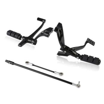 Передние подножки комплект Harley-Davidson XL883, XL1200 04-13 КитайскиеЗапчасти пм-00025603
