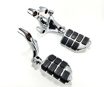 5 999 р. Подножки задние комплект Harley-Davidson XL883, XL1200 14-22 КитайскиеЗапчасти пм-00025601  с доставкой в г. Вологда. Увеличить фотографию 3