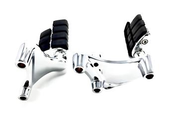 5 999 р. Подножки задние комплект Harley-Davidson XL883, XL1200 14-22 КитайскиеЗапчасти пм-00025601  с доставкой в г. Вологда. Увеличить фотографию 2