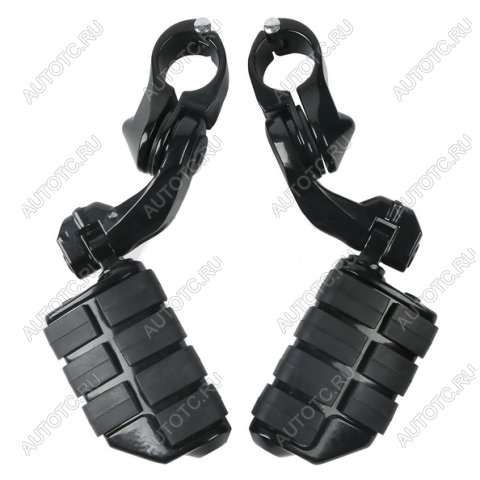 6 409 р. Подножки на дуги с креплением 32мм Harley-Davidson, Yamaha, Honda, Suzuki, Kawasaki Модель 2 КитайскиеЗапчасти пм-00025606  с доставкой в г. Вологда
