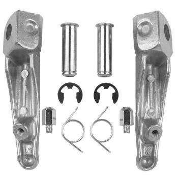1 509 р. Подножки передние для мотоцикла Kawasaki ZX-6R 03-18, ZX-10R 04-10, ER-6F 06-16 КитайскиеЗапчасти пм-00001149  с доставкой в г. Вологда. Увеличить фотографию 2