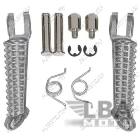 1 509 р. Подножки передние для мотоцикла Yamaha YZF-R1 98-14, YZF-R6 99-16 КитайскиеЗапчасти пм-00001147  с доставкой в г. Вологда