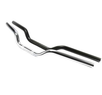 Руль для мотоцикла универсальный (d25 мм) MUSONLAI Honda CBR600 ( F4i,  RR,  RA) (2001-2024) (Черный)