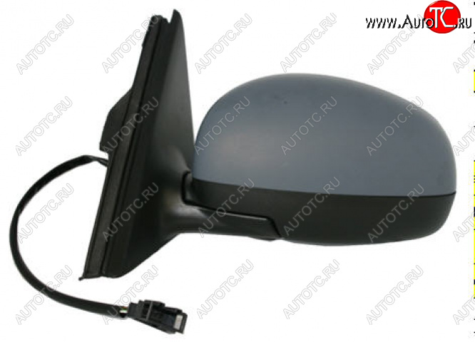 5 699 р. Боковое левое зеркало (электрическое, с подогревом) BodyParts  Skoda Fabia  Mk2 (2007-2010) хэтчбэк дорестайлинг (неокрашенное)  с доставкой в г. Вологда