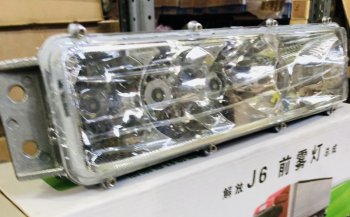 4 639 р. Фара противотуманная правая FAW J6 LED ЧЕРНАЯ FAW 3732020-53ab  с доставкой в г. Вологда. Увеличить фотографию 2