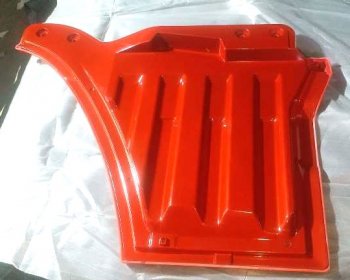 6 549 р. Накладка двери нижняя левая (красная) X3000 SHACMAN SHACMAN dz14251330151-red  с доставкой в г. Вологда. Увеличить фотографию 2