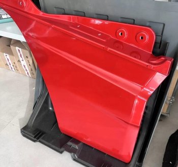 5 709 р. Накладка двери X3000 нижняя правая (красная) SHACMAN SHACMAN dz14251330152-red  с доставкой в г. Вологда. Увеличить фотографию 2