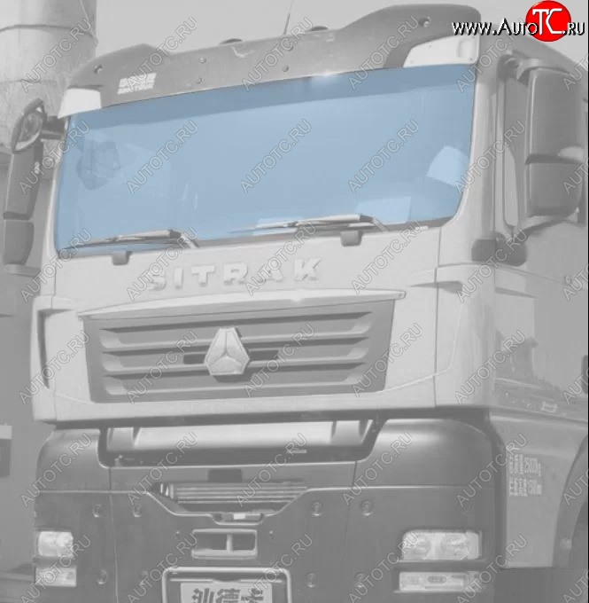 10 749 р. Стекло ветровое (2050х880) SITRAK C5H, C7H, STAND 14- HOWO T5G TRUCK 14- шелк SHACMAN SHACMAN 4911agnbl  с доставкой в г. Вологда