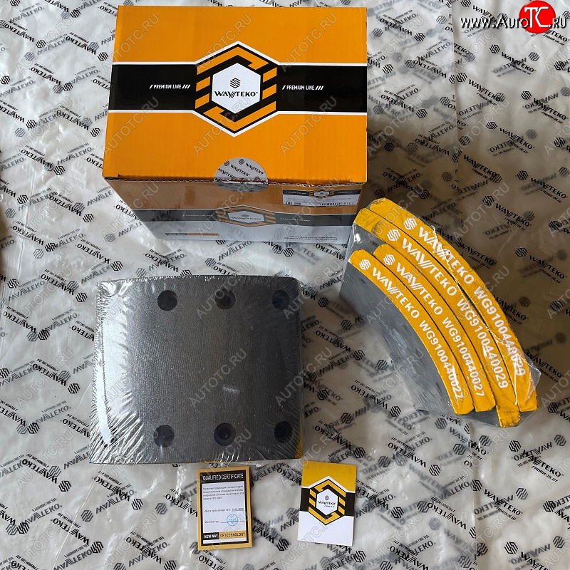 979 р. Накладка тормозная передняя 160*135 (6отв.) качество WAYTEKO PREMIUM WG910044002729 WAYTEKO PREMIUM wg910044002729  с доставкой в г. Вологда