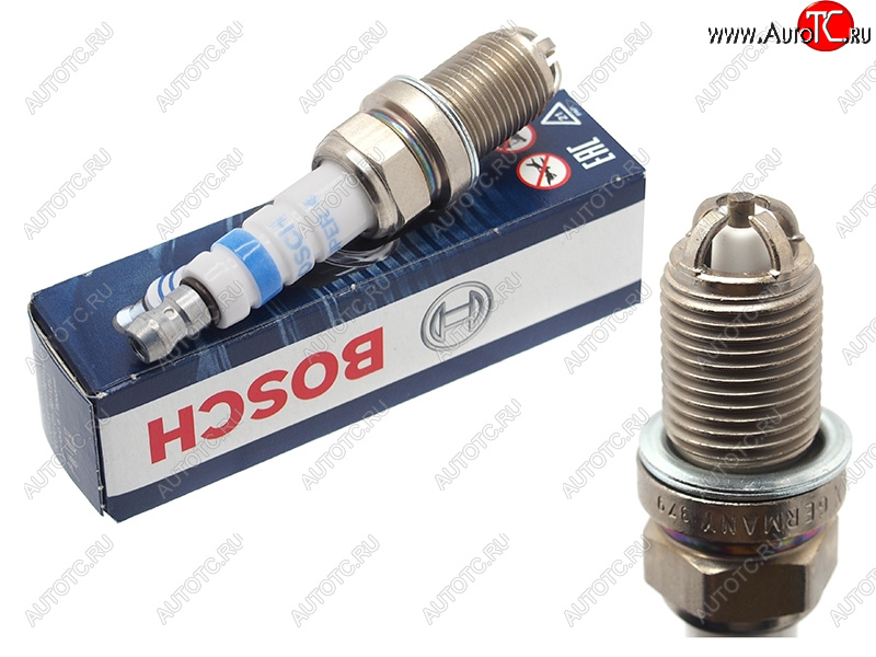 819 р. Свеча зажигания AUDI A3A4A6RENAULT LOGANDUSTER 04-SKODA OCTAVIA 04-RAPID 12-VW GOLFJETTA 05- BOSCH 0242232502  с доставкой в г. Вологда