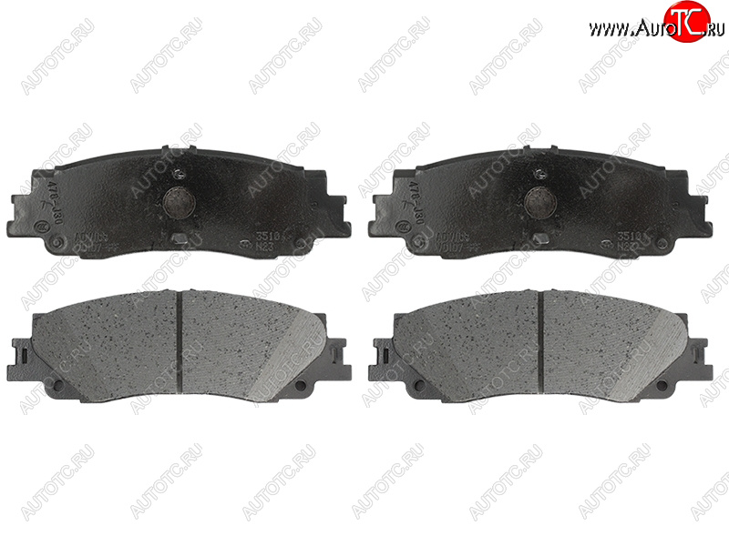 7 399 р. Колодки тормозные задние RR SAT Toyota Land Cruiser J300 дорестайлинг (2021-2025)  с доставкой в г. Вологда