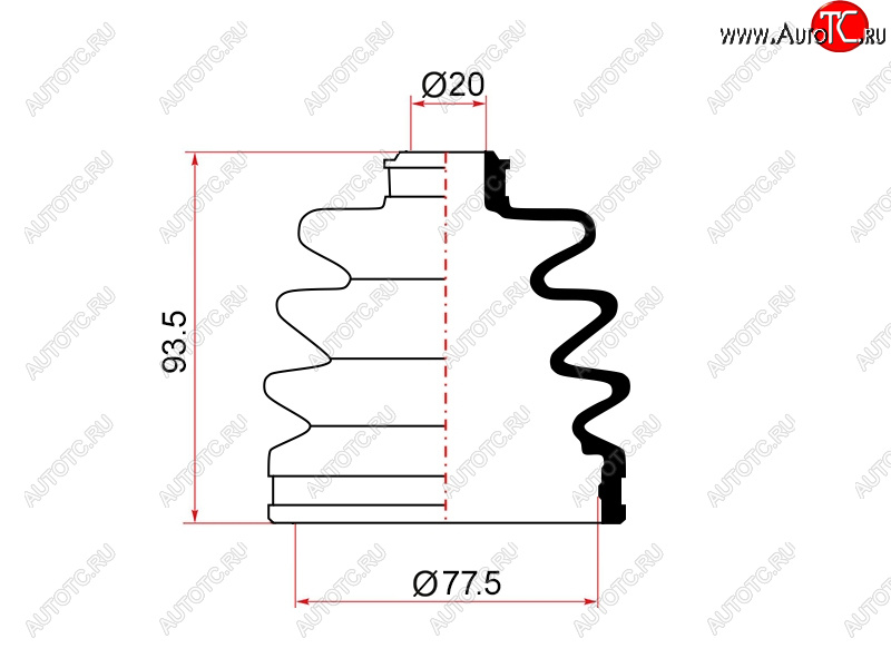 599 р. Пыльник ШРУСа наружный NISSAN BLUEBIRD SYLPHY QNG10 00-05ALMERA N15 95-00 MARUICHI 07-421  с доставкой в г. Вологда