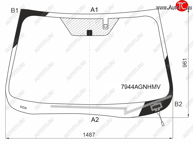 10 899 р. Стекло лобовое (Обогрев щеток Датчик дождя) Subaru Forester 18-21 FUYAO 7944AGNHMV  с доставкой в г. Вологда