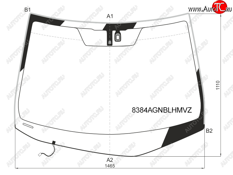10 999 р. Стекло лобовое (Обогрев щеток Датчик дождя Молдинг) Lexus RX 08-15 FUYAO 8384AGNBLHMVZ  с доставкой в г. Вологда