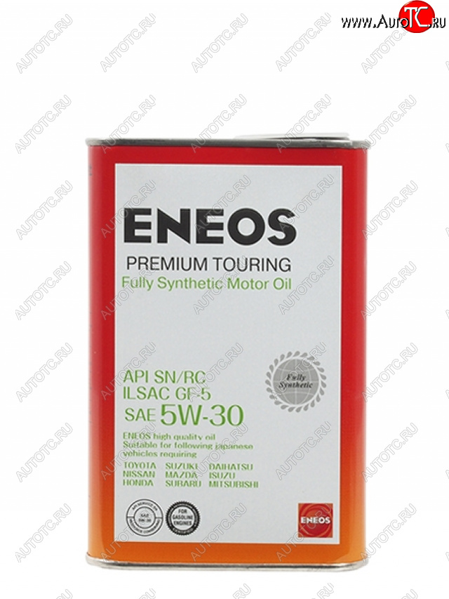 1 289 р. Масло моторное синтетическое ENEOS Premium Touring 5W-30 SN 1л ENEOS 8809478942193  с доставкой в г. Вологда