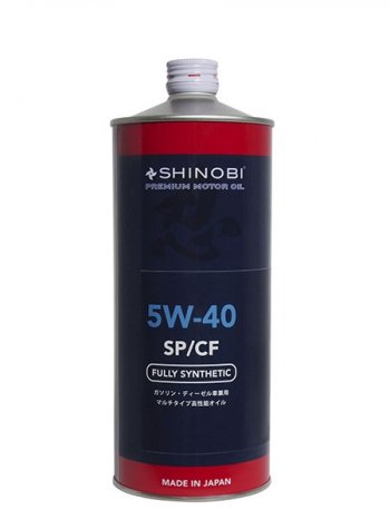 Масло моторное синтетическое SHINOBI SPCF 5W-40 1L SHINOBI SH0011