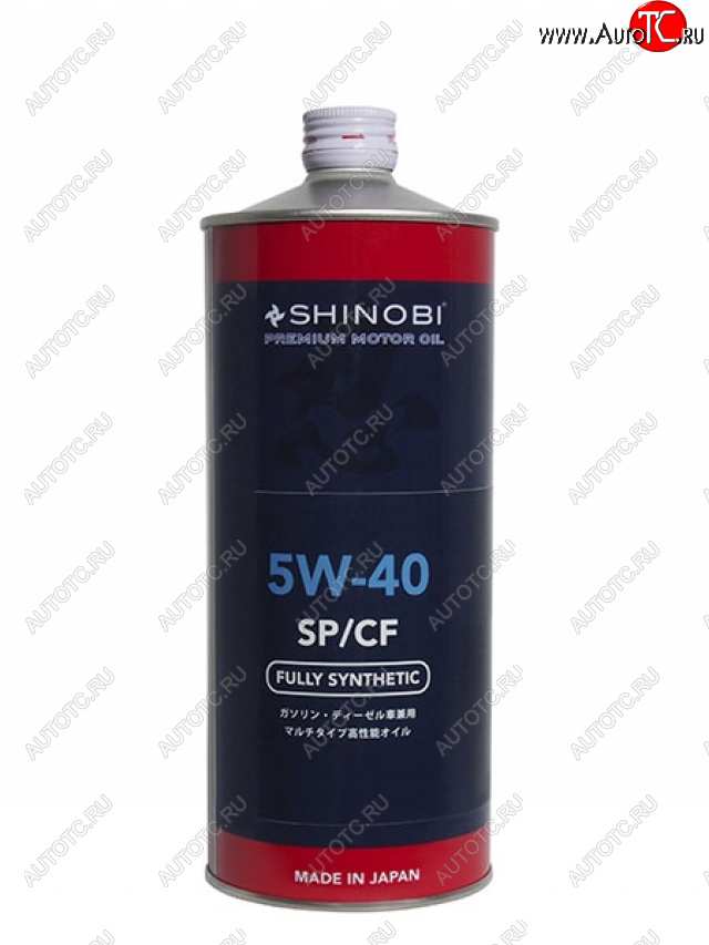 1 179 р. Масло моторное синтетическое SHINOBI SPCF 5W-40 1L SHINOBI SH0011  с доставкой в г. Вологда