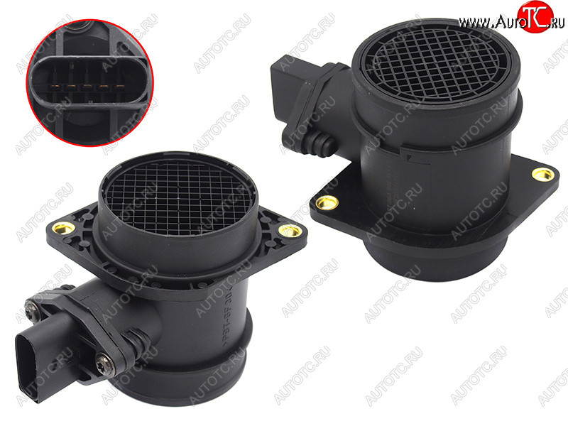 2 399 р. Датчик расхода воздуха 1.8T2.0T A3A4A6 97-05Octavia 01-11Golf 99-06Passat 00-05Polo 05-10 SAT ST-06A 906 461 LX  с доставкой в г. Вологда