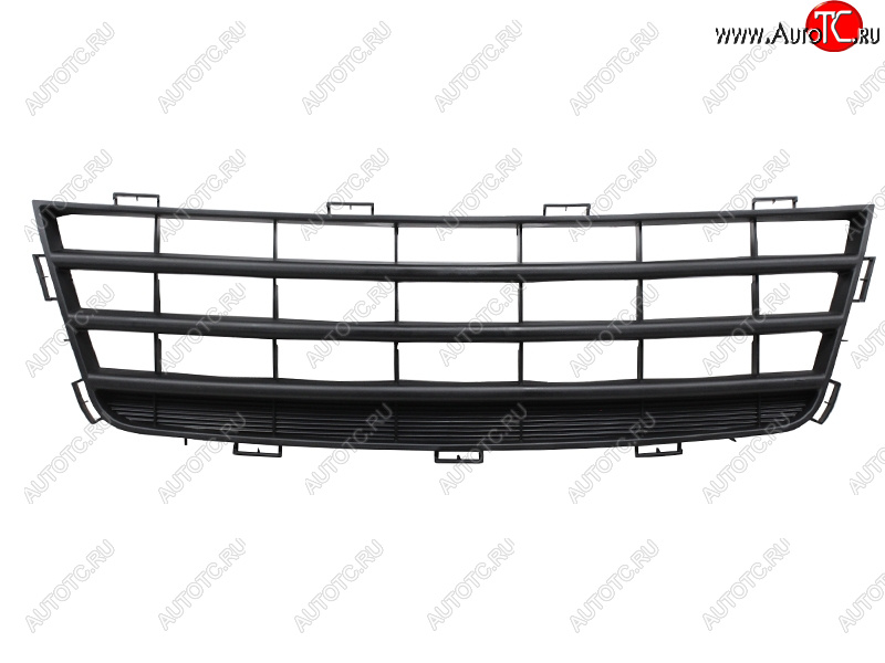 639 р. Центральная решетка переднего бампера SAT  Great Wall Hover H3 (2010-2014)  дорестайлинг (молдинг хром)  с доставкой в г. Вологда