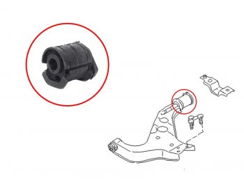 Сайлентблок Nissan Pathfinder 95-04  Terrano 95-02  Infiniti QX4 96-03  Nissan Elgrand 97-02 SAT ST-54570-0W000