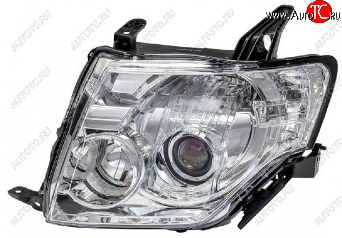 11 999 р. Левая фара (под корректор) BODYPARTS Mitsubishi Pajero 4 V80 дорестайлинг (2006-2011)  с доставкой в г. Вологда
