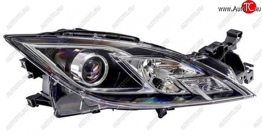 14 399 р. Правая фара (корректор) BodyParts Mazda 6 GH дорестайлинг седан (2007-2010)  с доставкой в г. Вологда