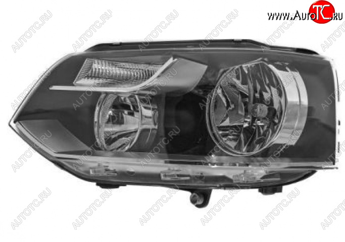 14 399 р. Левая фара (c электрокорректором) DEPO  Volkswagen Transporter  T5 (2009-2015) рестайлинг  с доставкой в г. Вологда