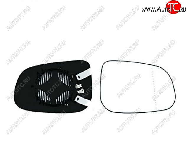 1 229 р. S60 (V40V60 11-) СТЕКЛО ЗЕРКАЛА ПРАВ С ПОДОГРЕВ (aspherical) (Тайвань) BodyParts vvs6010-460-r  с доставкой в г. Вологда