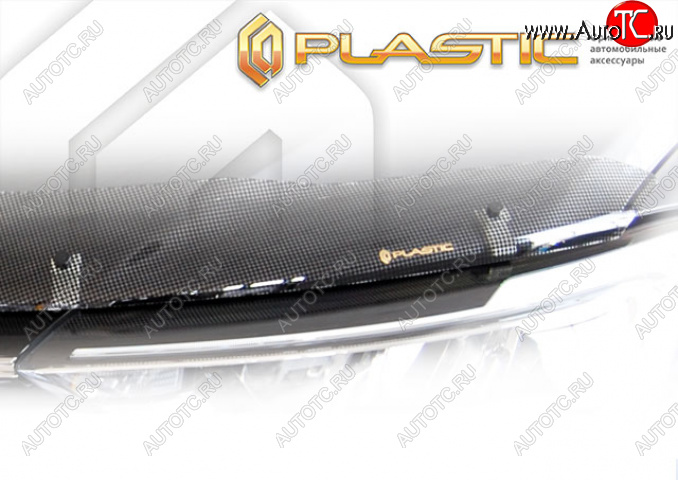 2 199 р. Дефлектор капота CA-Plastic  Toyota Roomy  M900A,M910A (2020-2025) рестайлинг (шелкография черная)  с доставкой в г. Вологда