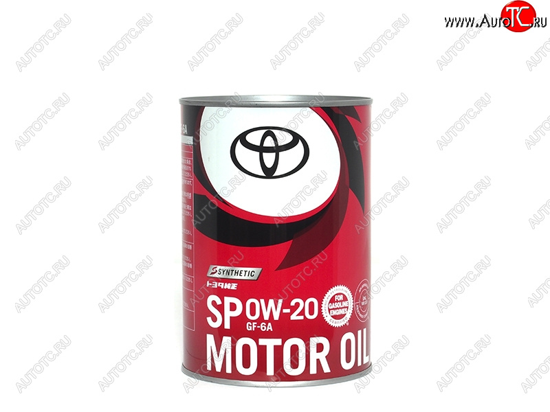 1 699 р. Масло моторное TOYOTA (металлическая канистра) 0W-20 SPGF6-A 1Л (Япония) TOYOTA 08880-14306  с доставкой в г. Вологда