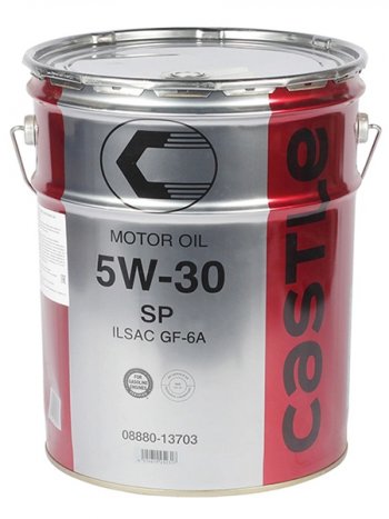 Масло моторное 5W-30 CASTLE SP/GF-6A 20Л (металлическая канистра) Япония CASTLE 08880-13703, 0888013703 CASTLE 08880-13703