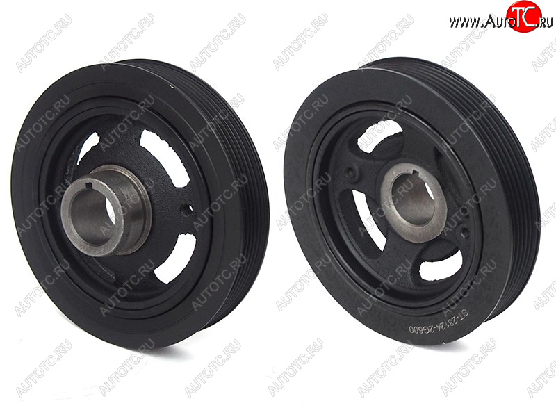 4 099 р. Шкив коленвала HYUNDAI SANTA FE 06-12AZERA 06-11IX35TUCSON 10MY 09-SONATA NF 05-10KIA CERATO II SAT ST-23124-2G600  с доставкой в г. Вологда